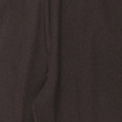 Womens UK Size 20 Preworn Regular Fit  Brown Trousers