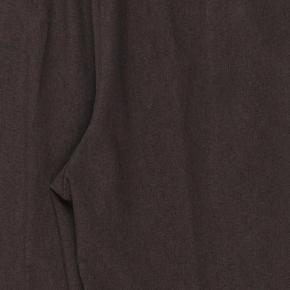 Womens UK Size 20 Preworn Regular Fit  Brown Trousers