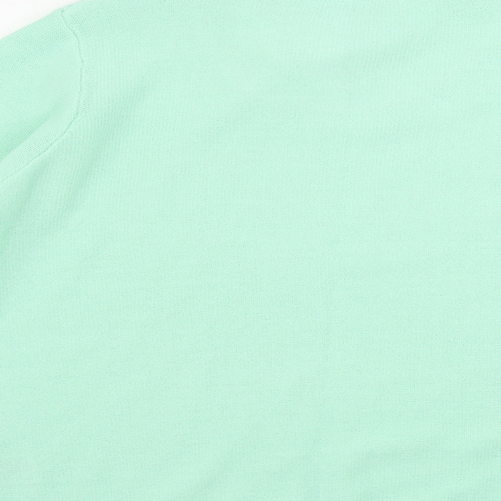 isle  Mens Green   Henley Jumper Size L