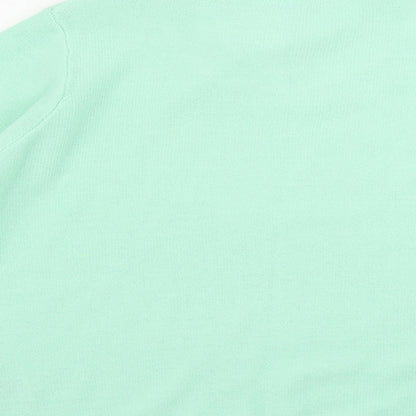 isle  Mens Green   Henley Jumper Size L