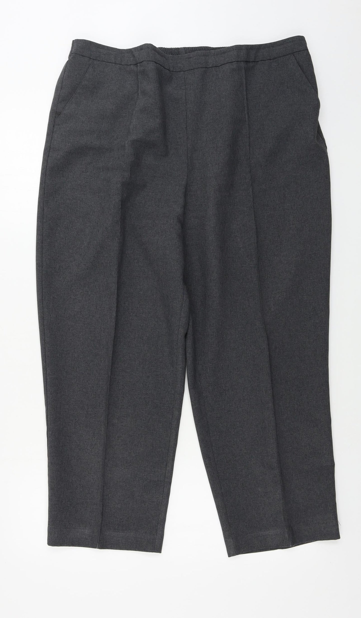Womens UK Size 34 in EWM Regular Fit  Grey Trousers