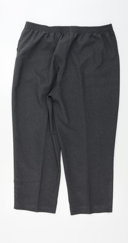 Womens UK Size 34 in EWM Regular Fit  Grey Trousers