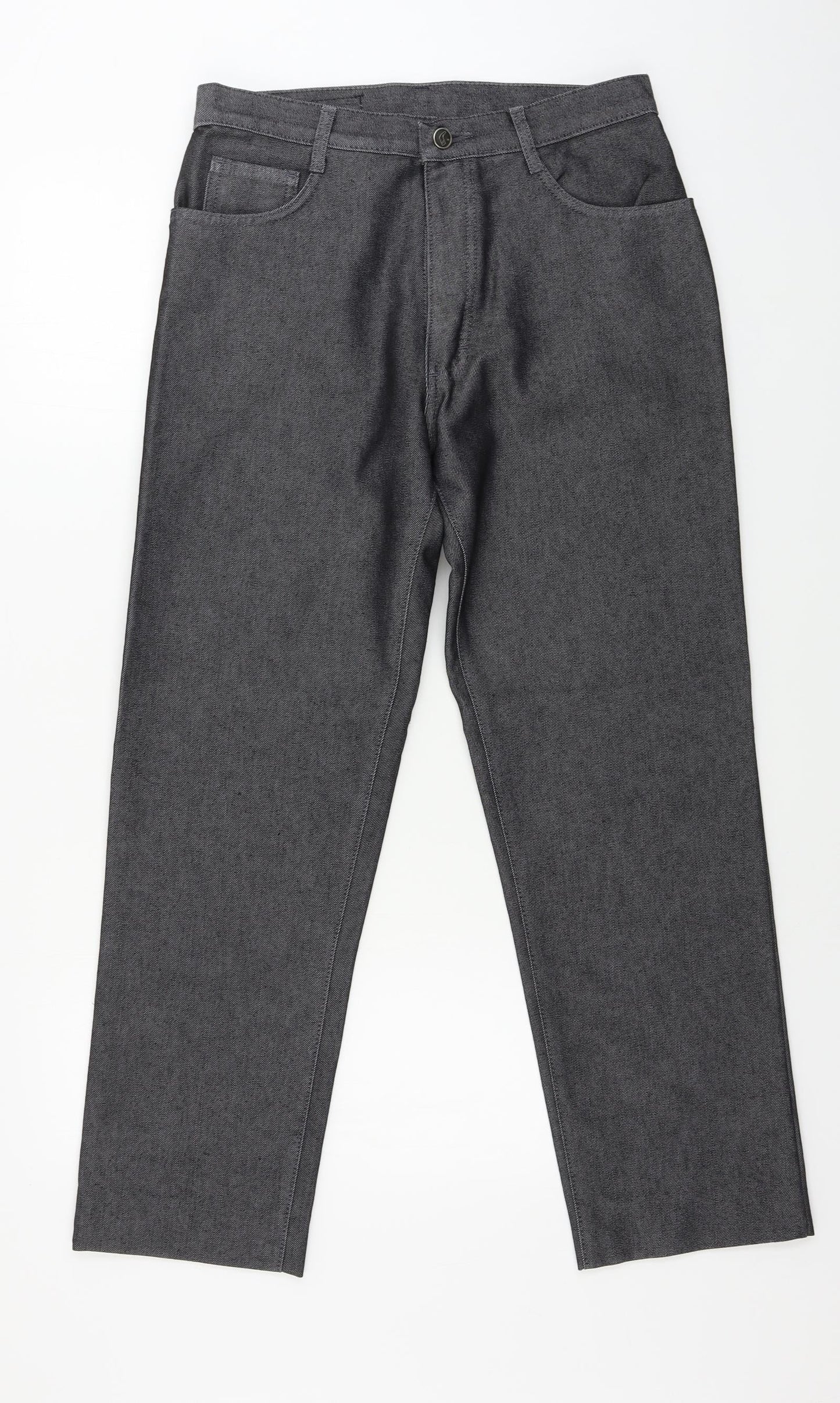 jist  Mens Grey Houndstooth  Straight Jeans Size 30 in L27 in