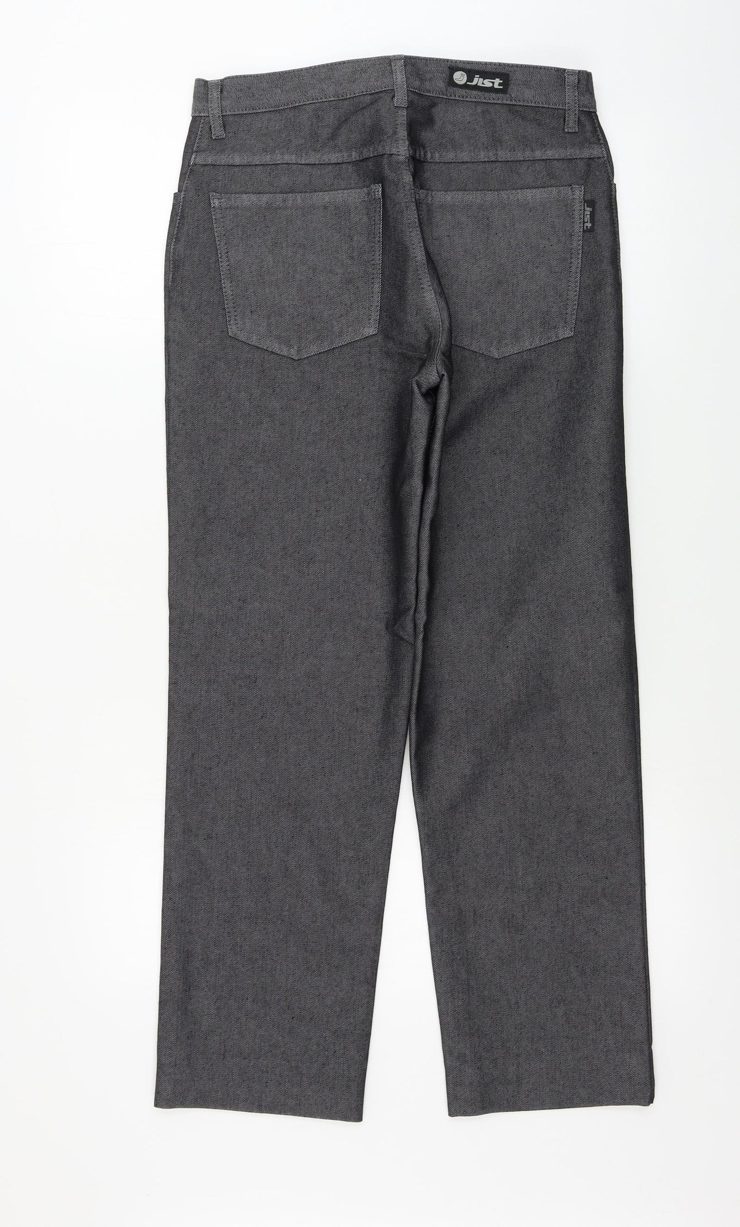 jist  Mens Grey Houndstooth  Straight Jeans Size 30 in L27 in