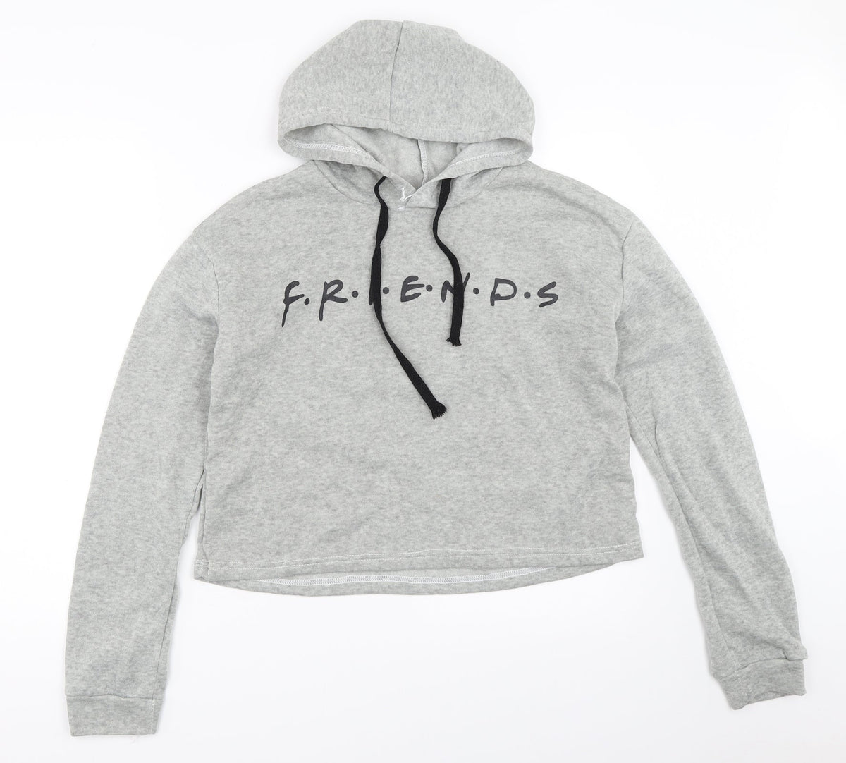 Womens Grey   Pullover Hoodie Size L
