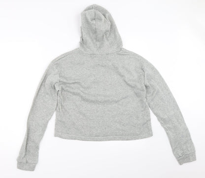 Womens Grey   Pullover Hoodie Size L
