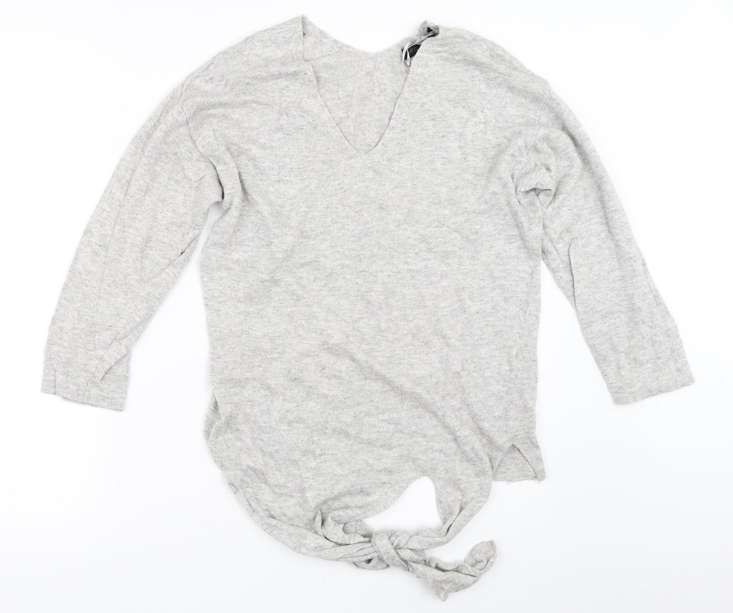 Womens UK Size 10 Marks and Spencer Grey Pullover Jumper