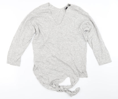 Womens UK Size 10 Marks and Spencer Grey Pullover Jumper
