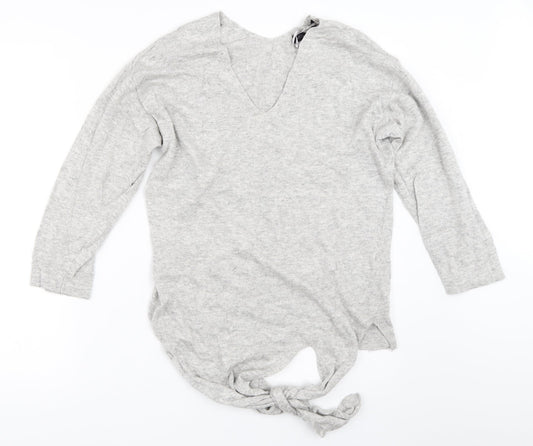 Womens UK Size 10 Marks and Spencer Grey Pullover Jumper