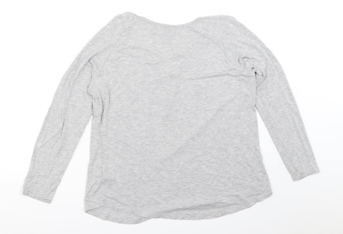 AJC Womens Grey   Basic T-Shirt Size 40