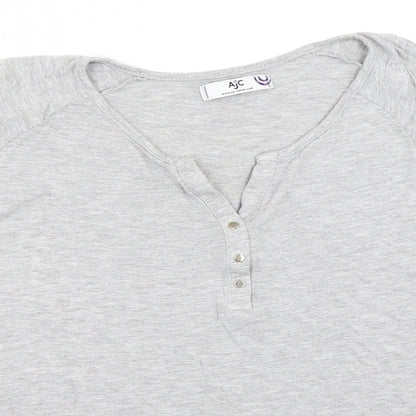 AJC Womens Grey   Basic T-Shirt Size 40