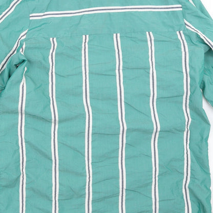 Womens UK Size 8 Marks and Spencer Green Basic Button-Up
