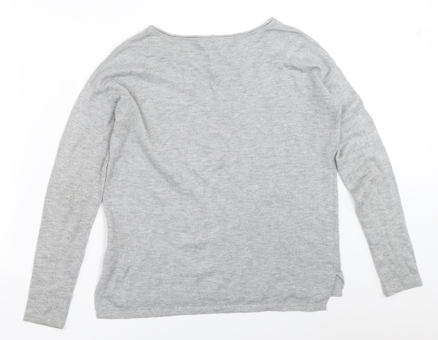 Womens UK Size XS H&M Grey Pullover Jumper