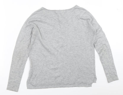 Womens UK Size XS H&M Grey Pullover Jumper
