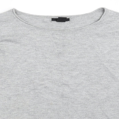 Womens UK Size XS H&M Grey Pullover Jumper