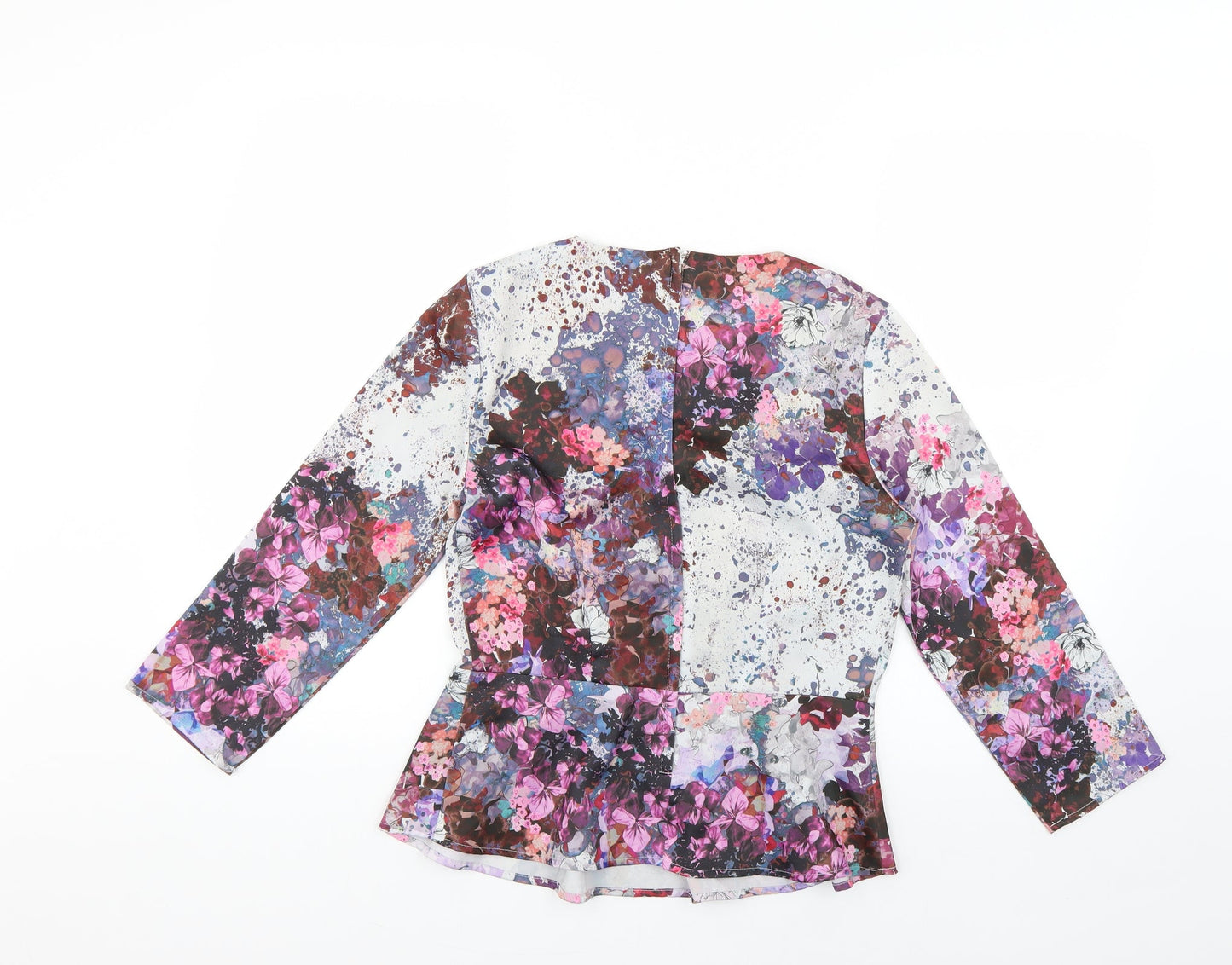 Womens UK Size 6 H&M Multicoloured Basic Blouse