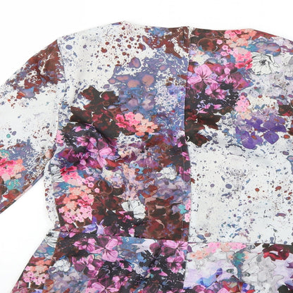 Womens UK Size 6 H&M Multicoloured Basic Blouse