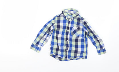 H&M Baby Multicoloured Check  Basic Button-Up Size 12-18 Months
