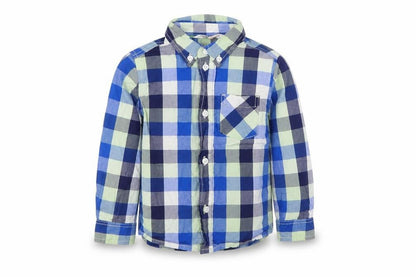 H&M Baby Multicoloured Check  Basic Button-Up Size 12-18 Months
