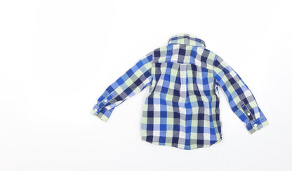 H&M Baby Multicoloured Check  Basic Button-Up Size 12-18 Months