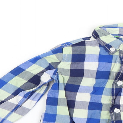 H&M Baby Multicoloured Check  Basic Button-Up Size 12-18 Months