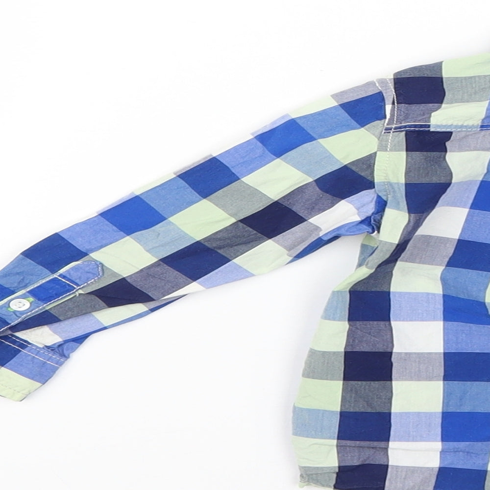 H&M Baby Multicoloured Check  Basic Button-Up Size 12-18 Months