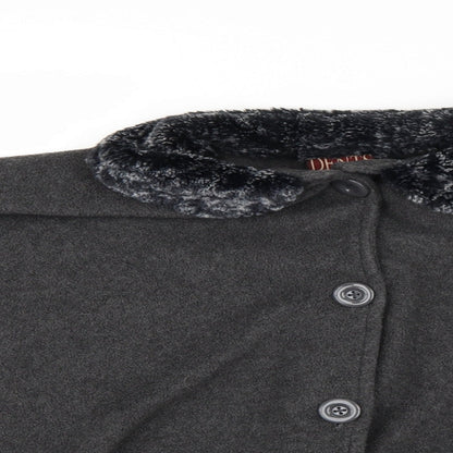 Dents Womens Grey   Overcoat Coat One Size