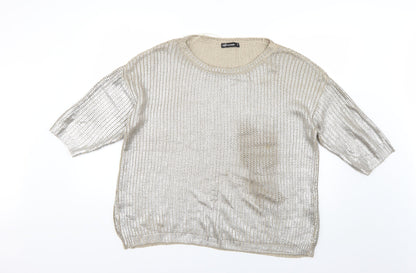 Internacionale Womens Gold   Pullover Jumper Size 12