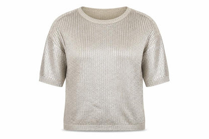 Internacionale Womens Gold   Pullover Jumper Size 12