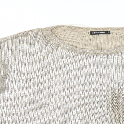 Internacionale Womens Gold   Pullover Jumper Size 12
