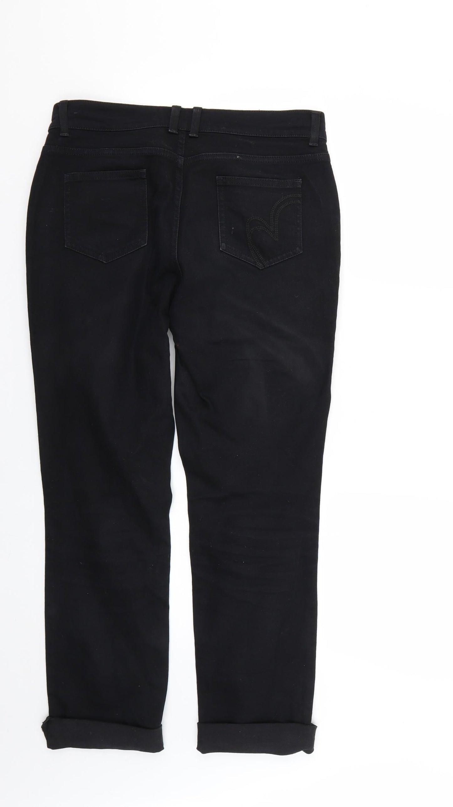 Per Una Womens Black   Skinny Jeans Size 12 L26 in