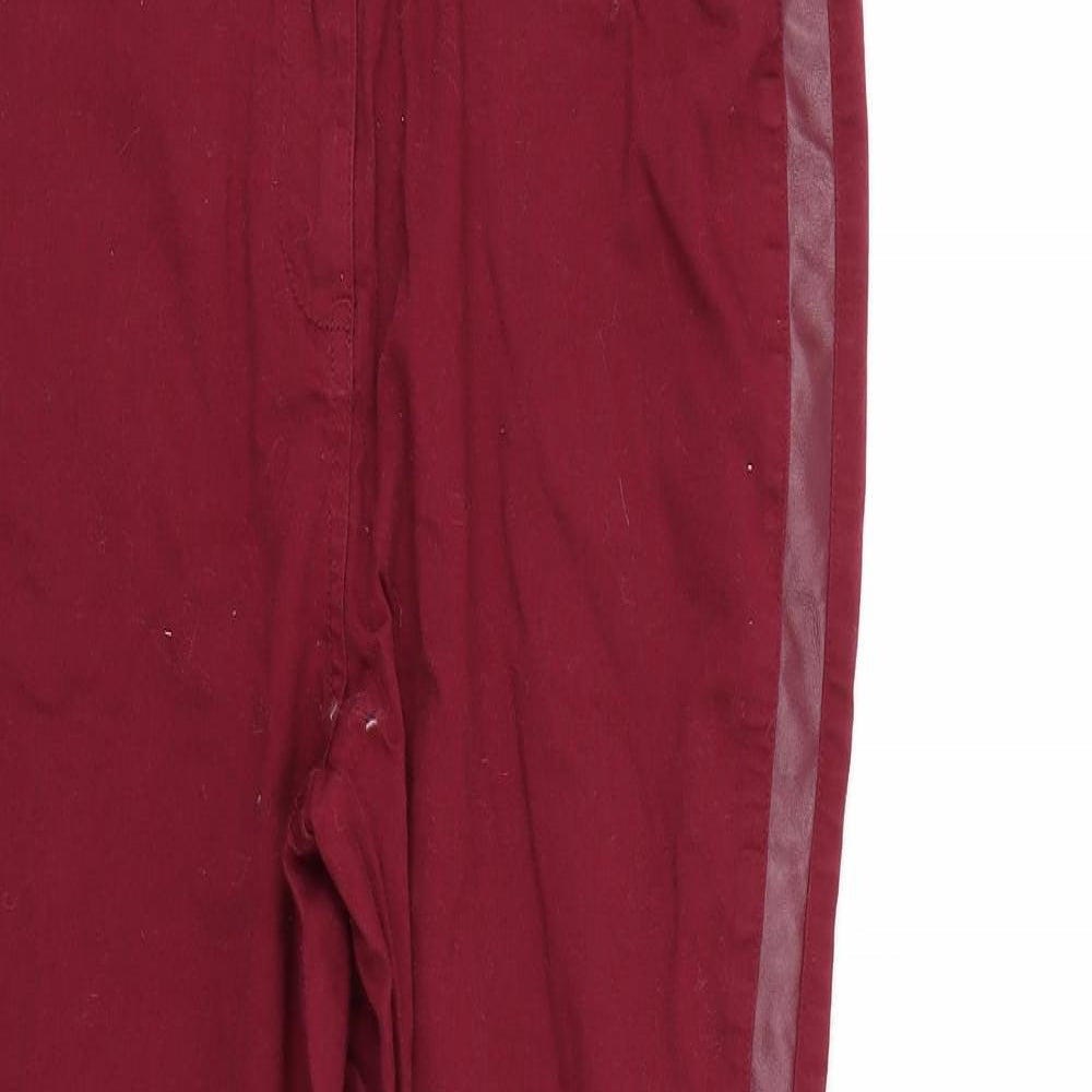 Womens UK Size 14 Klass Regular Fit  Red Trousers
