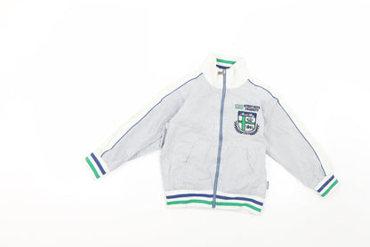 TYR Boys Multicoloured Striped  Jacket Coat Size 5 Years