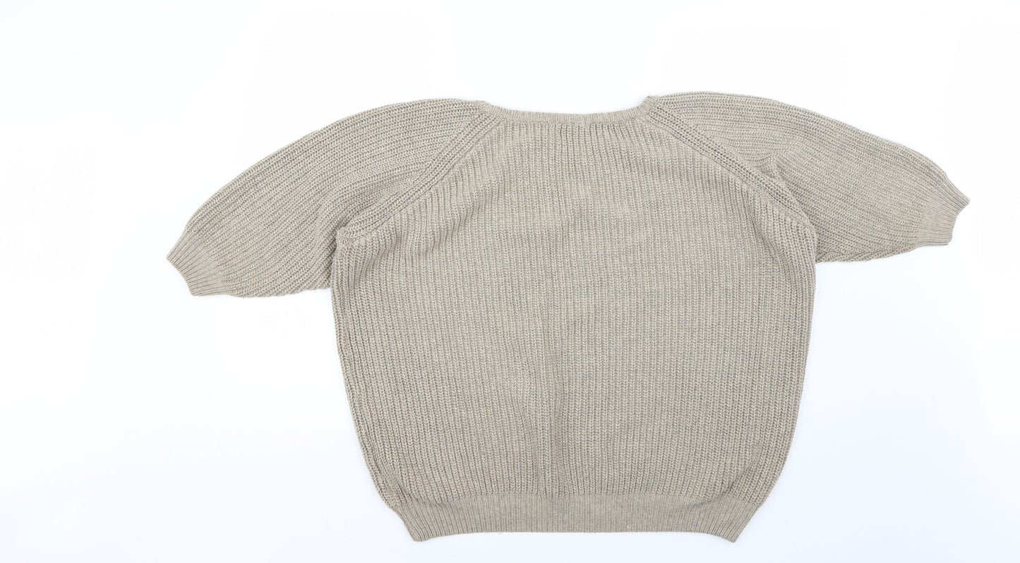 Womens UK Size 12 River Island Beige Pullover Jumper