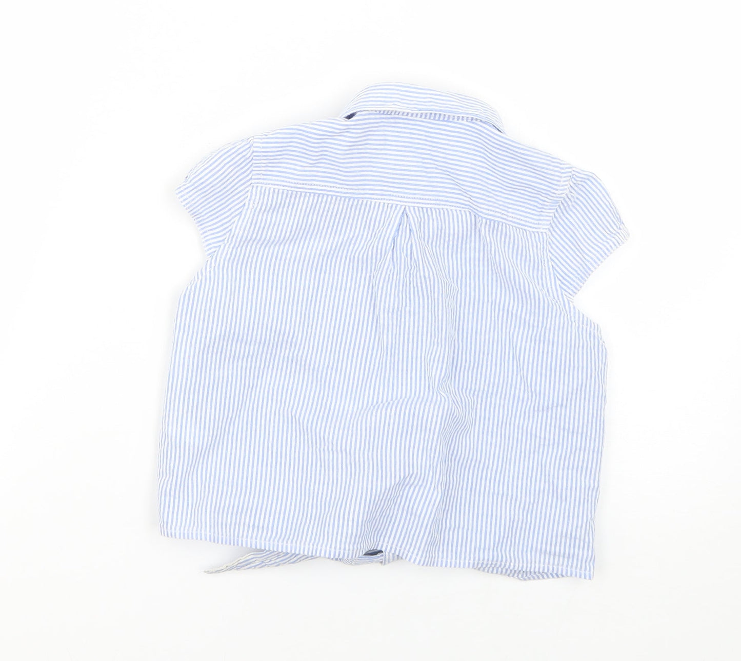 Logg Girls Blue Striped  Basic Button-Up Size 5-6 Years