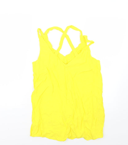 F&F Womens Yellow   Basic Blouse Size 14