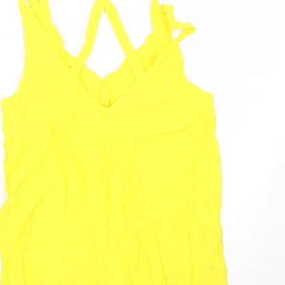 F&F Womens Yellow   Basic Blouse Size 14