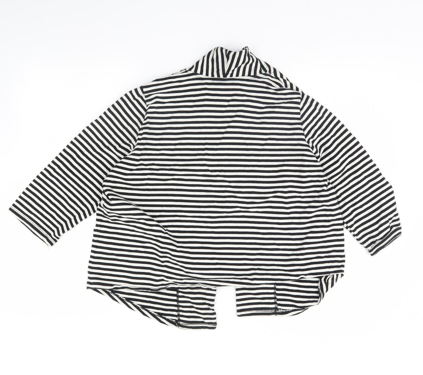 George Womens Black Striped  Jacket  Size 16