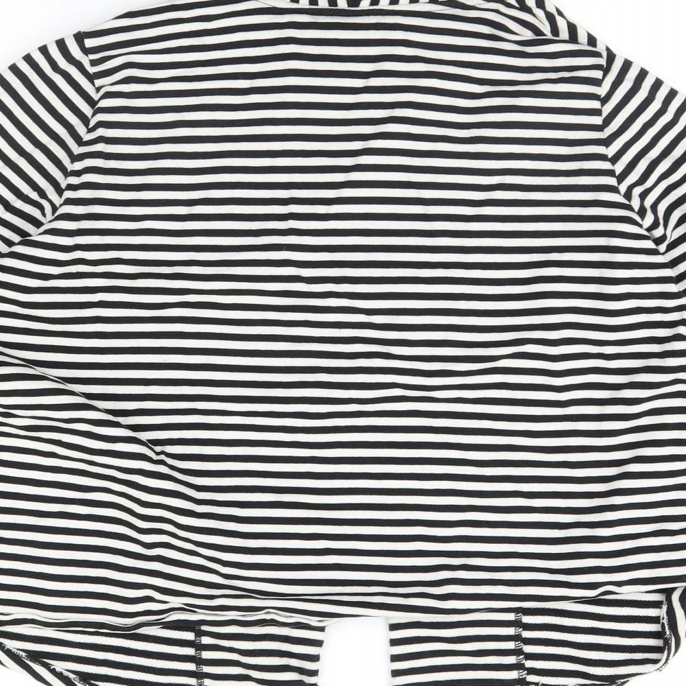 George Womens Black Striped  Jacket  Size 16