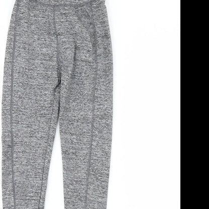New Look Womens Grey   Compression Leggings Size XS L28 in