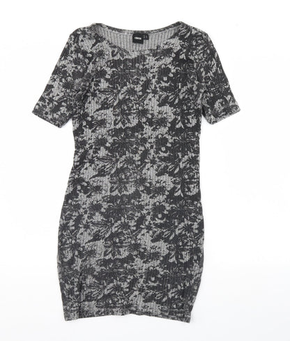 ASOS Womens Grey Floral  Mini  Size 12