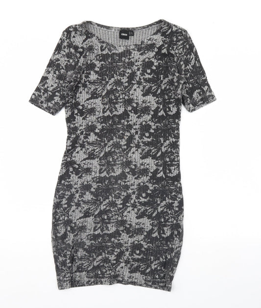 ASOS Womens Grey Floral  Mini  Size 12