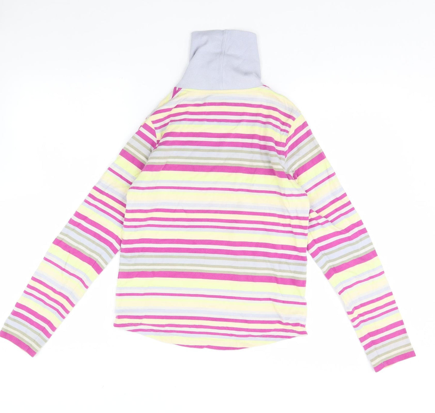 ellesse Womens Multicoloured Striped  Pullover Jumper Size 12