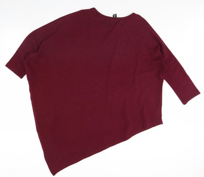 Womens UK Size 12 Izabel Purple Pullover Jumper