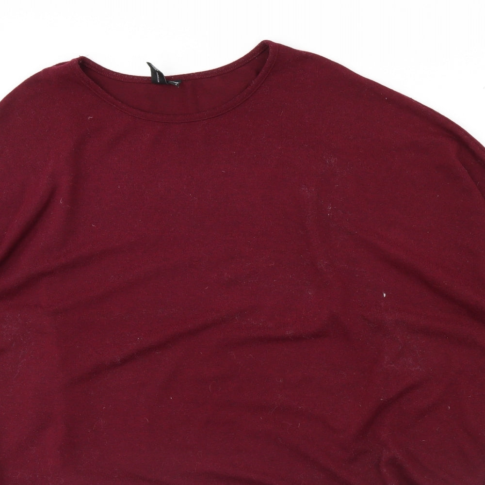 Womens UK Size 12 Izabel Purple Pullover Jumper