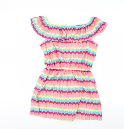 George Womens Multicoloured Striped  Kaftan  Size L