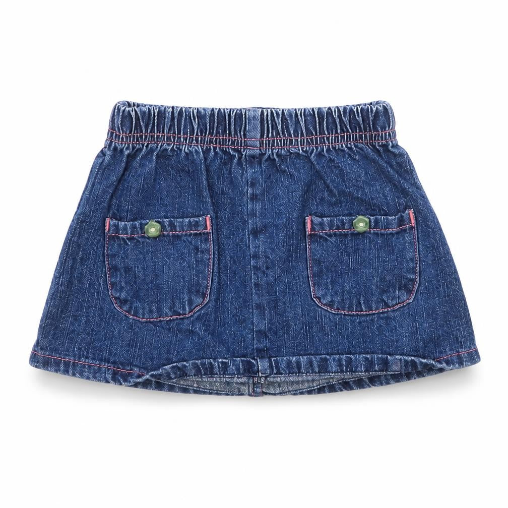 Tiny Ted Girls Blue  Denim Mini Skirt Size 3-6 Months