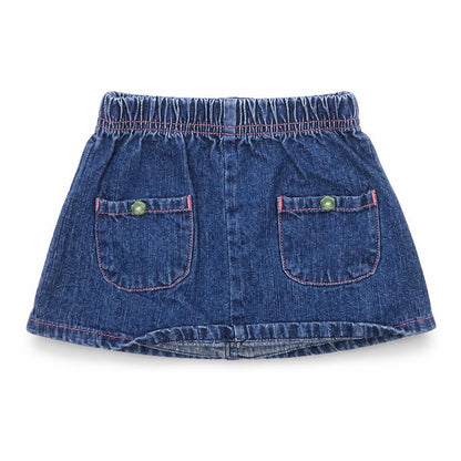 Tiny Ted Girls Blue  Denim Mini Skirt Size 3-6 Months