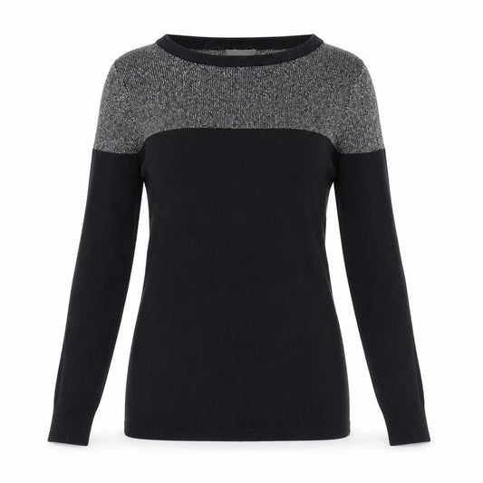 Womens UK Size 10 South Black Pullover Jumper