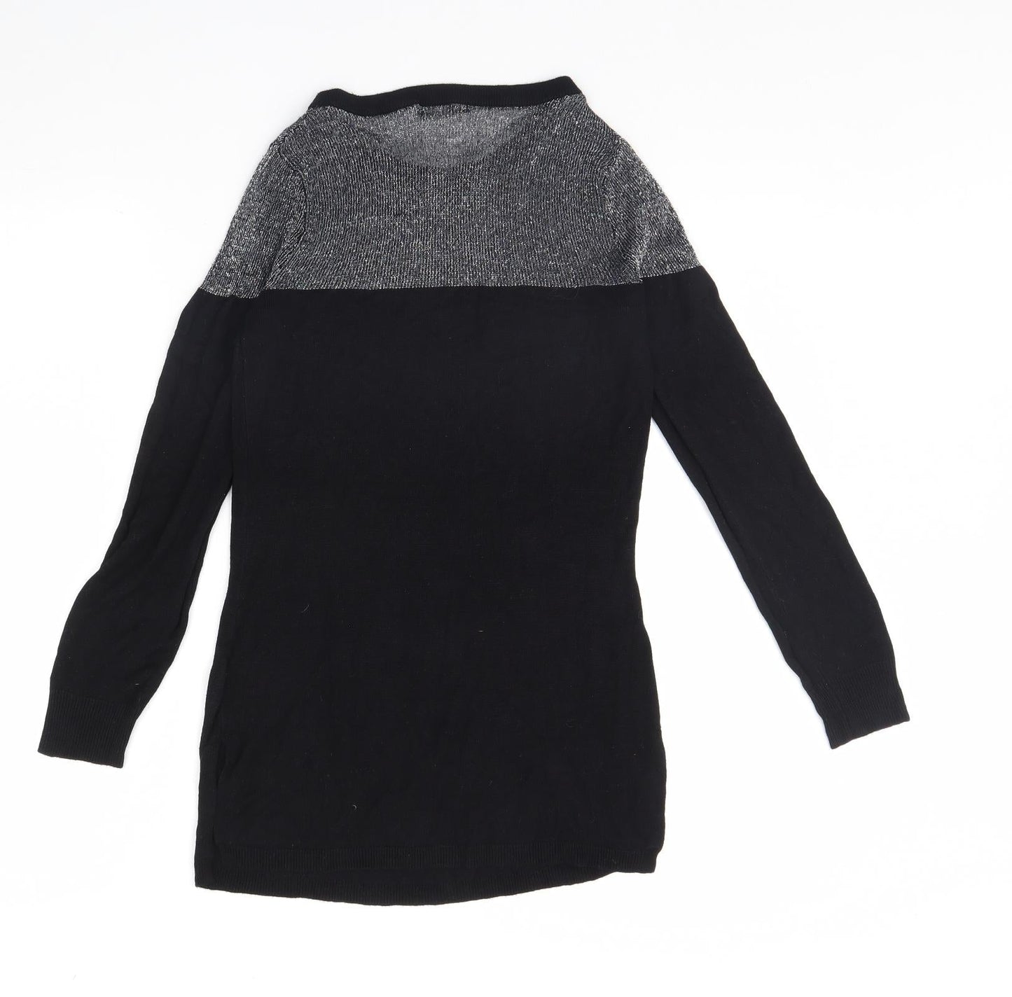 Womens UK Size 10 South Black Pullover Jumper